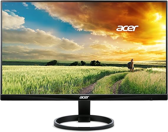 acer 23.8 Full HD 1920 x 1080 IPS Zero Frame Home Office Computer Monitor - 178 Wide View Angle - 16.7M - NTSC 72% Color Gamut - Low Blue Light - Tilt Compatible - VGA HDMI DVI R240HY bidx