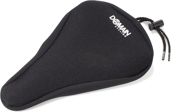 Domain Cycling - Kids Bike Seat Cover with Gel (9" x 6") - Cushion for Kids Bike Seat - Comfort to Small Bike Saddle of Childs Outdoor, Mountain, BMX, and Road Bikes
