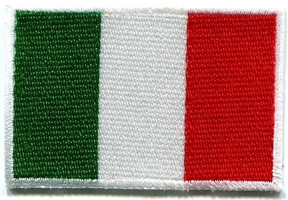 Italian flag Italy Rome hope faith charity embroidered applique iron-on patch new size Medium