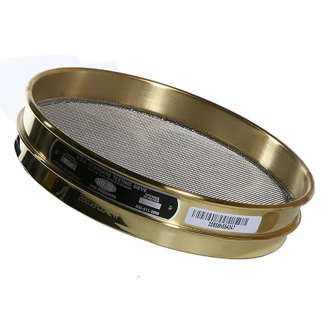 Advantech Brass Test Sieves, 8" Diameter, #20 Mesh, Full Height