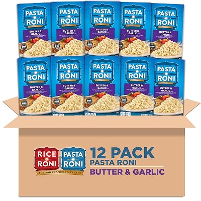 Pasta Roni, Butter & Garlic Angel Hair, 4.7oz Boxes 12 Pack