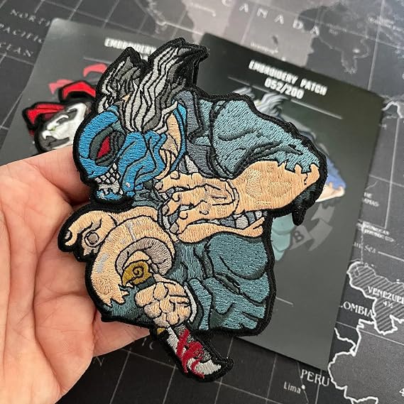 Chameleon #120 Spawn Inspired Morale Patch EMB/Clown