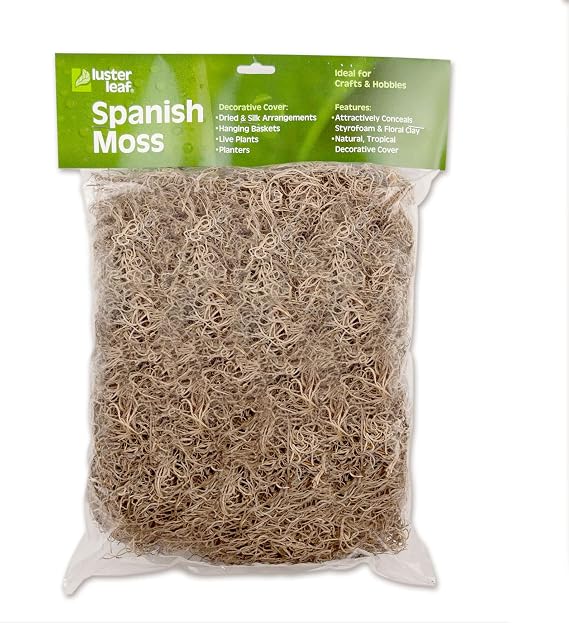 Luster Leaf 1210 Spanish Moss, 180 cuin