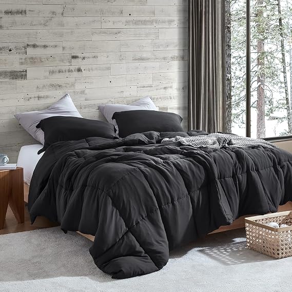 Better Than Butter Coma Inducer Oversized Queen Comforter Set, Black