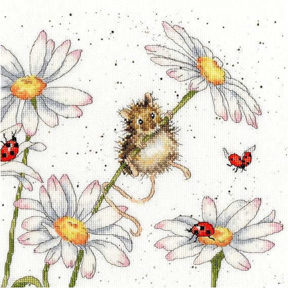 Bothy Threads Cross Stitch Kit - Daisy Mouse