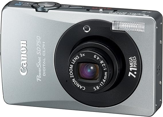 Canon PowerShot SD750 7.1MP Digital Elph Camera with 3x Optical Zoom Black