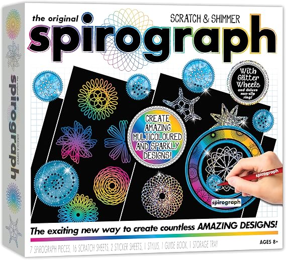 Spirograph Cyclex Clip Keychain, Multicolor, One Size (SP001)
