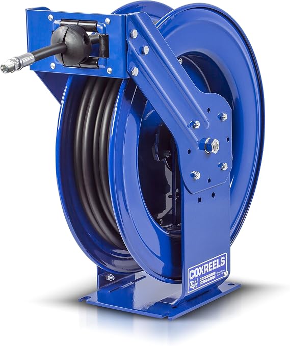 Coxreels TMP-N-450 Supreme Duty Spring Rewind Hose Reel for air/water/oil: 1/2" I.D., 50' hose, 2500 PSI
