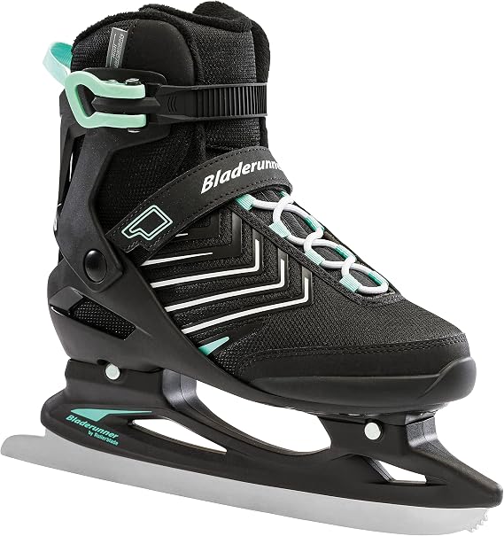 Bladerunner Ice by Rollerblade Igniter XT Womens, Black and Winter Green, Ice Skates