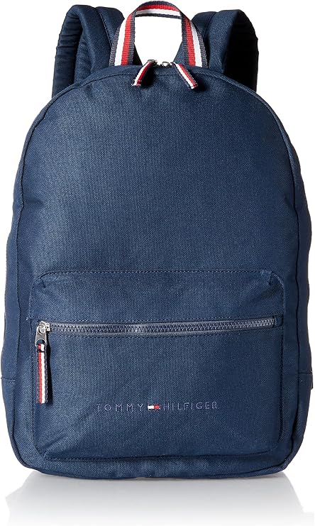 Tommy Hilfiger Mens Jackson Canvas Backpack, Sky Captain