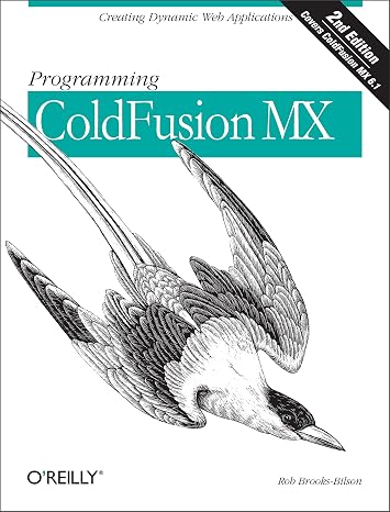 Programming ColdFusion MX, 2nd Edition