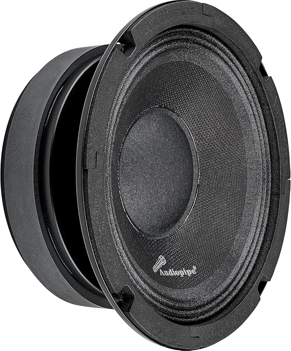 Audipipe 6 Low Mid Frequency Loudspeaker (APMB-640SB-D), Midrange Car & PA Speaker, Low Mid Bass, Professional DJ & Studio Audio