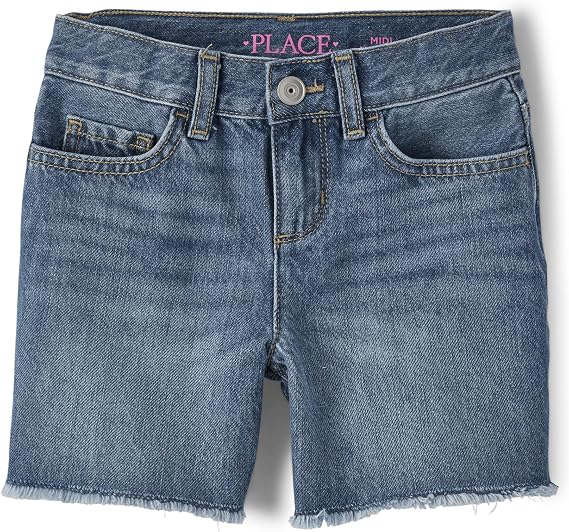 The Children's Place Girls' Denim Bermuda Shorts
