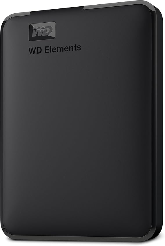 Western Digital WD 5TB Elements Portable External Hard Drive for Windows, USB 3.2 Gen 1USB 3.0 for PC & Mac, Plug and Play Ready - WDBU6Y0050BBK-WESN