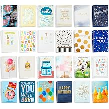 Hallmark Tüm Etkinlik Kartları Çeşitliliği—48 Zarflı Kart (Doğum Günü, Teşekkür, Tebrikler, Sempati, Bebek Duşu, Boş)