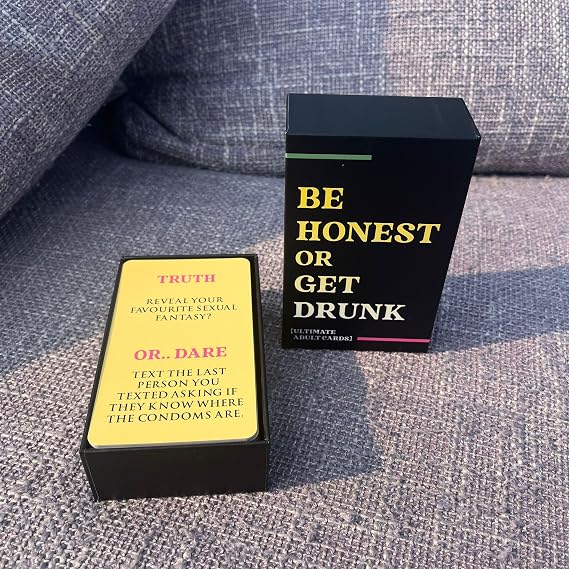 DPEHAKMK Interactive Game Adult Party Game Game Adult Card Game for Game Night Bachelorette Fun Adult Games for Game Night, Honest Or Drunk