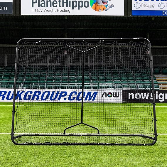 RapidFire Mega Soccer Rebounder | Adjustable Foldable Soccer Rebound Net [Two Sizes]