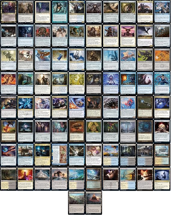 Elite Commander Urza Artifacts Deck - Esper - Blue Black White - EDH - Urza, Chief Artificer - 100 Card - Custom Magic The Gathering Deck - Very Strong!