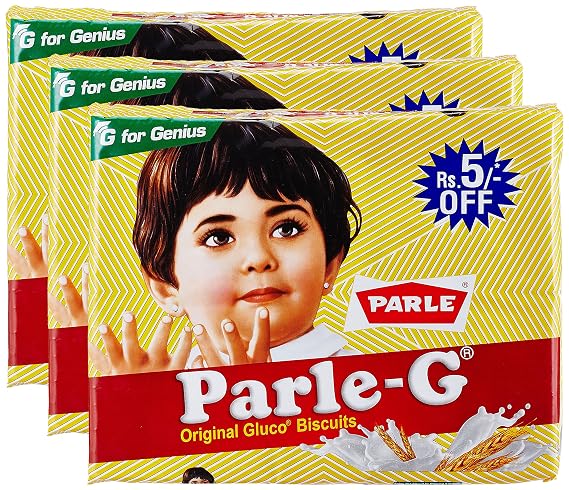 Parle g Original Glucose Biscuit More Combo Promo Pack - 800g (Pack of 3)