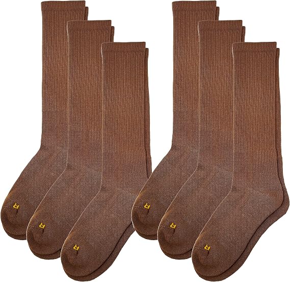 Coyote Brown Moisture Wicking, Breathable Over The Calf Foot Socks | Quick Dry Boot Socks | Made in USA