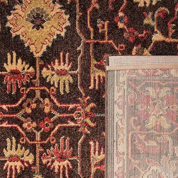 SAFAVIEH Mahal Collection Accent Rug - 2'2" x 4', Brown & Beige, Traditional Oriental Design, Non-Shedding & Easy Care, Ideal for High Traffic Areas in Entryway, Living Room, Bedroom (MAH693T)